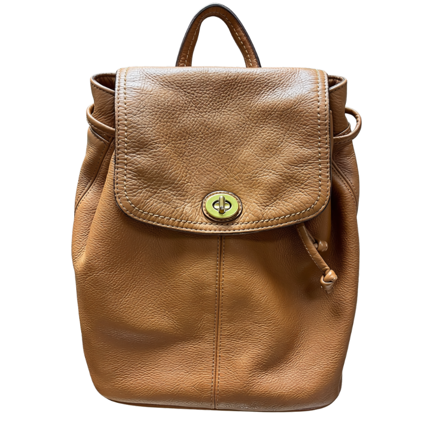 Coach F24385 Park Leather Backpack British Tan