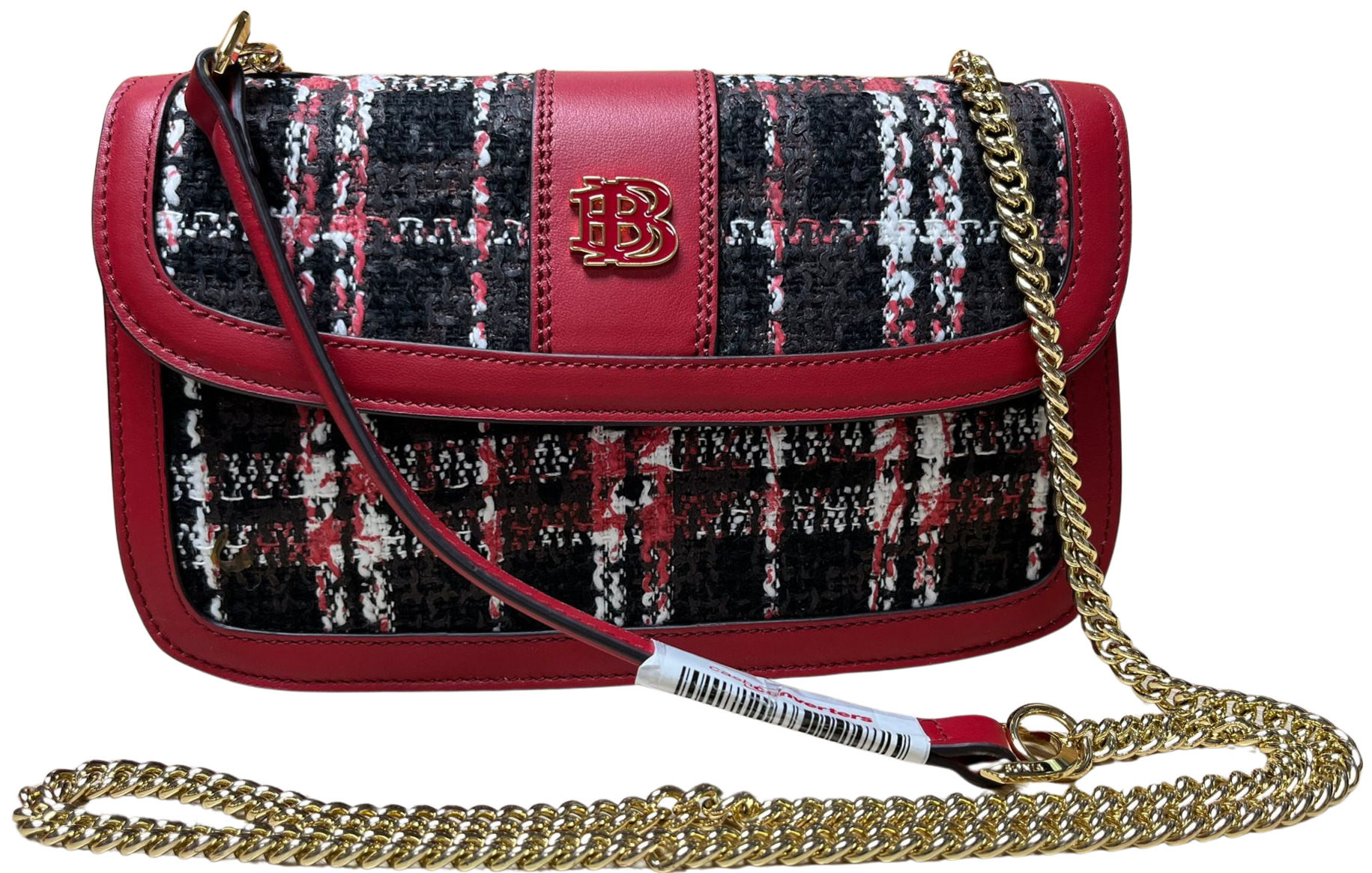 Bonia Canvas Sling Red Bag