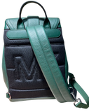 Michael Kors Mens Hudson Leather Aviator Sling Pack Green