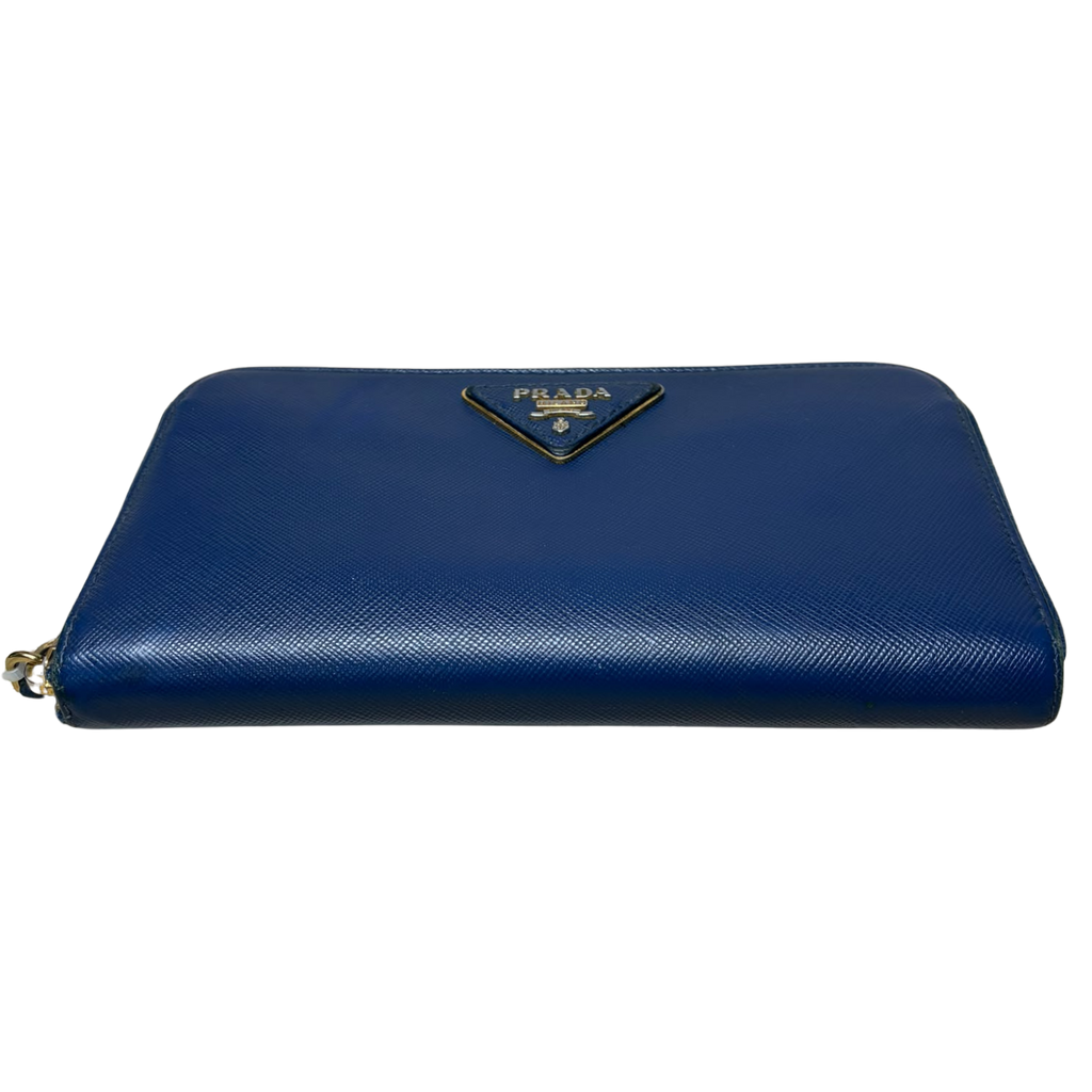 Prada Saffiano Leather ZipAround Wallet