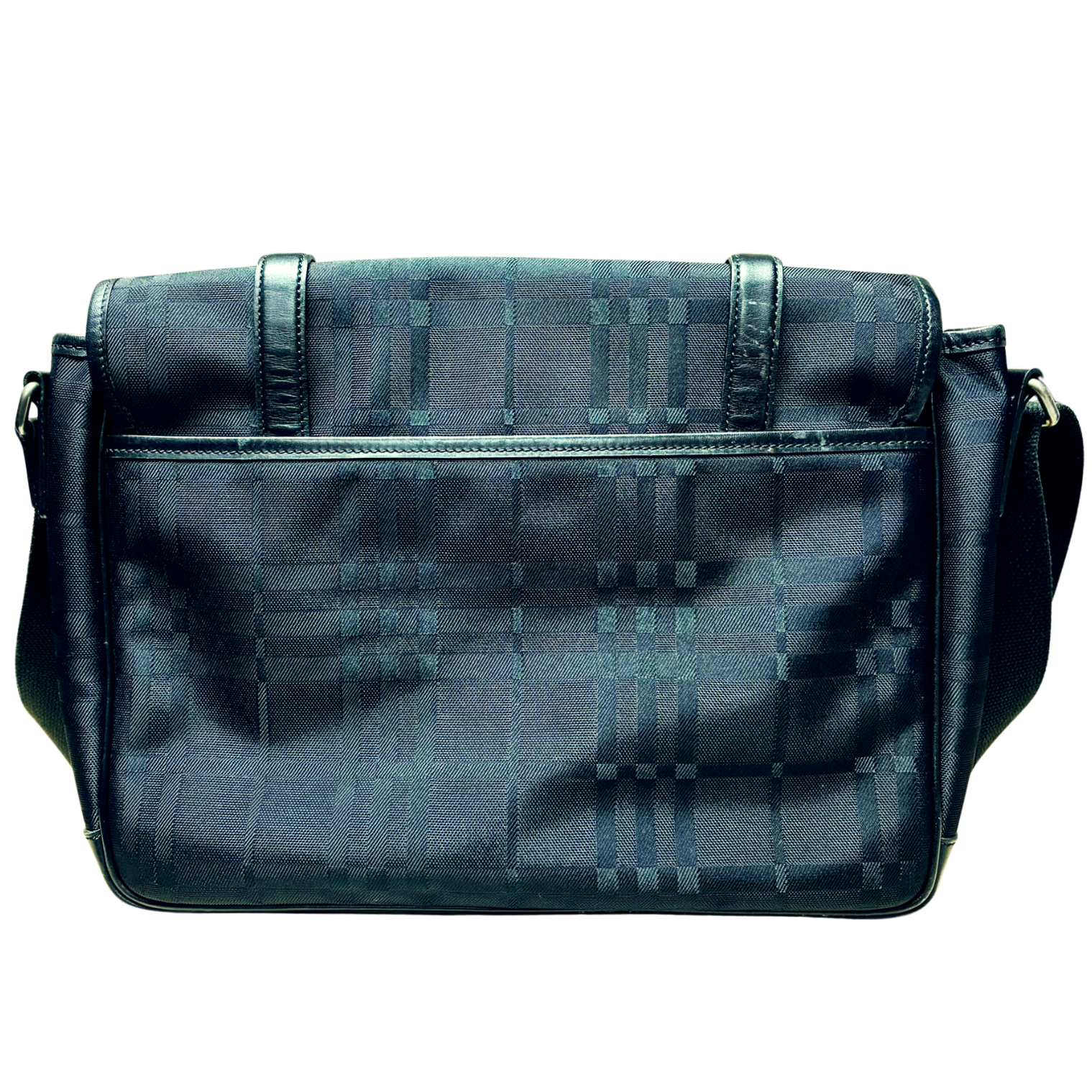 Burberry Plaid Nylon Messenger Bag Secondary image