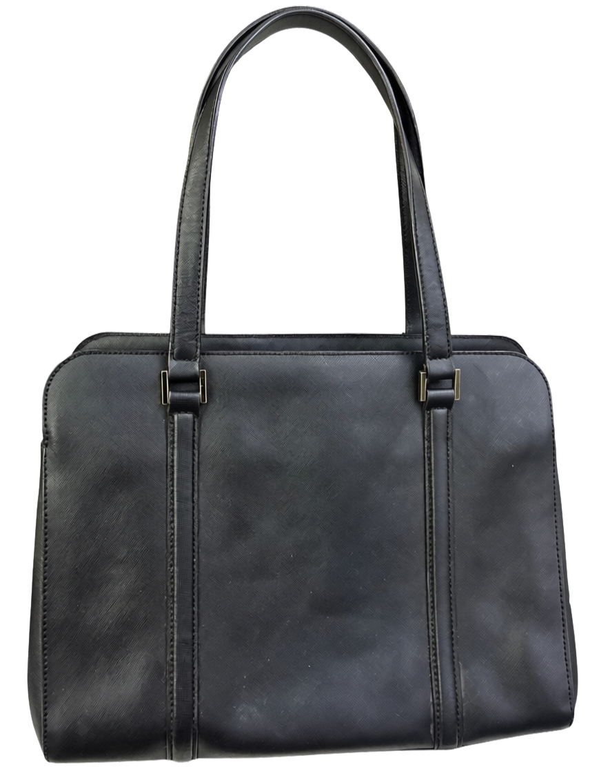 Kate Spade New York Newbury Lane Miles Black Leather Tote