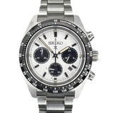 Seiko SSC813 Prospex Speed Timer, SPEEDTIMER Solar Chronograph, Curved Sapphire Glass, Men's Watch, White, Bracelet Type, Bracelet Type, Bracelet Type