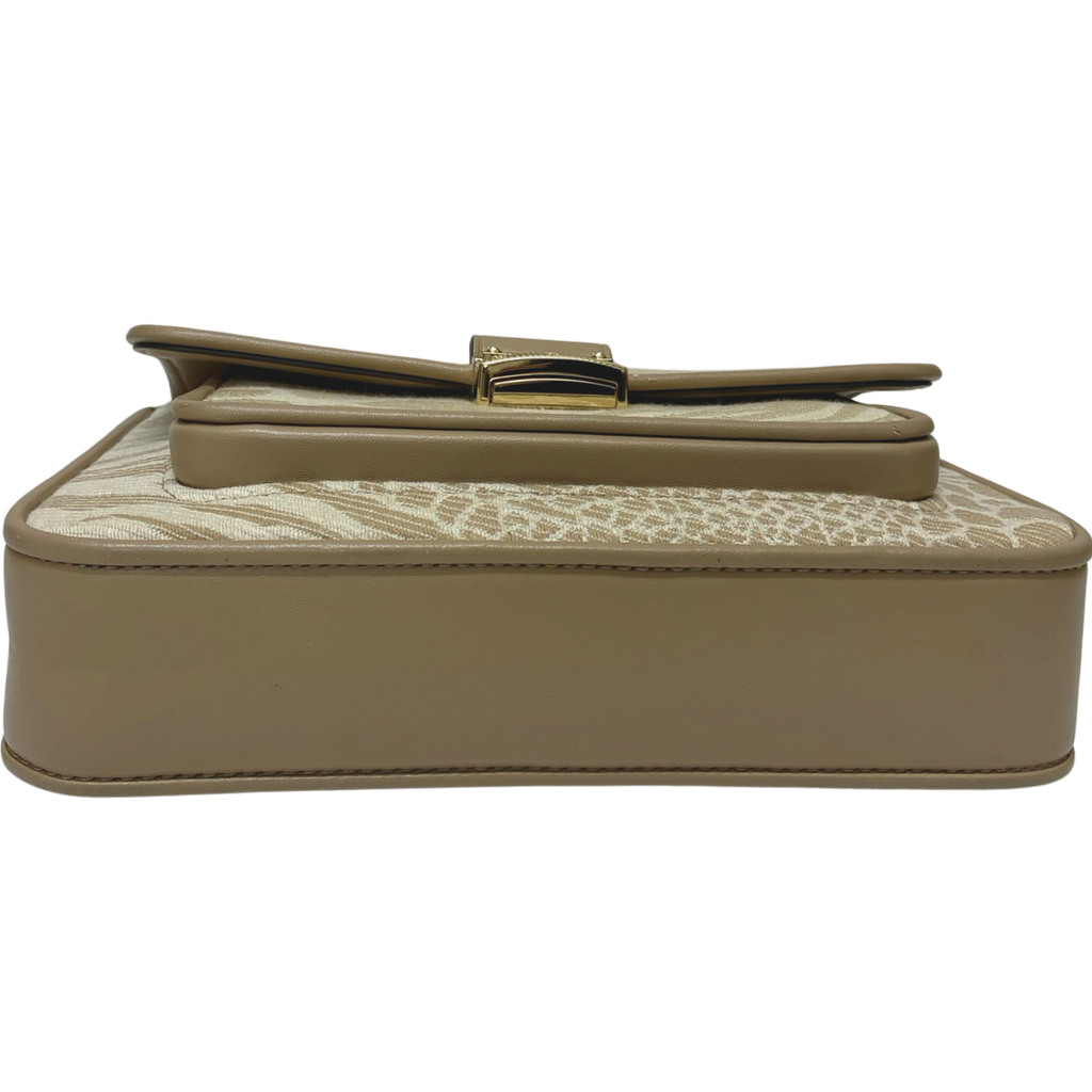 Michael Kors Bradshaw Medium Mixed Animal Jacquard Messenger Bag
