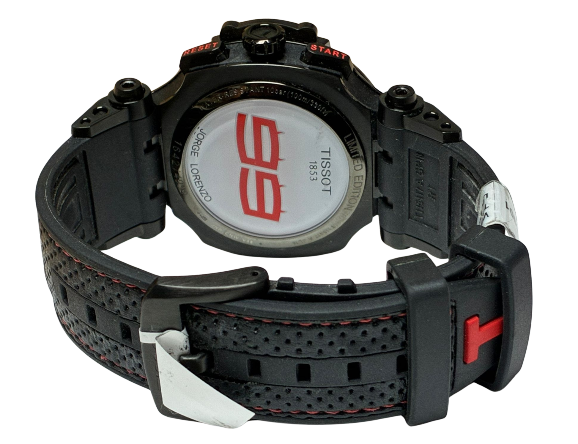 Tissot Mens TRace Jorge Lorenzo 2018 Limited Edition Chronograph 42mm Watch T115417
