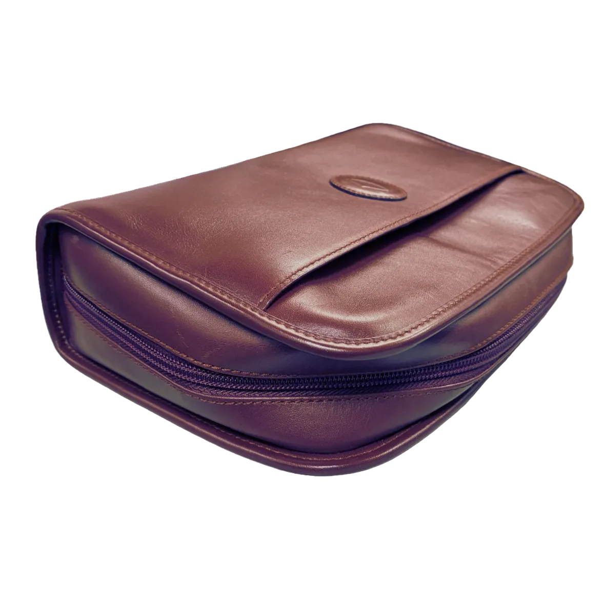 Cartier Must Line Burgundy Leather Clutch Bag
