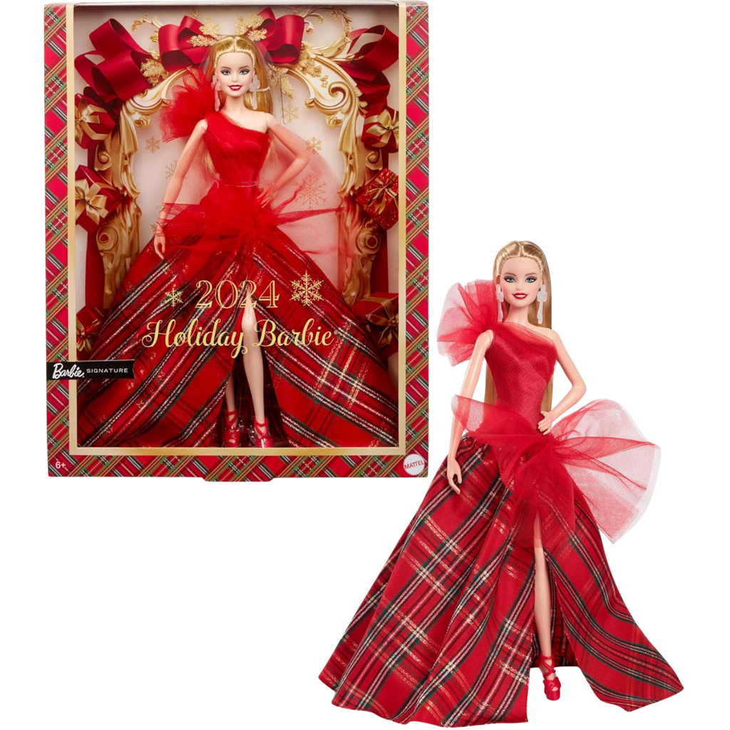 Barbie Signature Doll 2024 Holiday Barbie Blonde