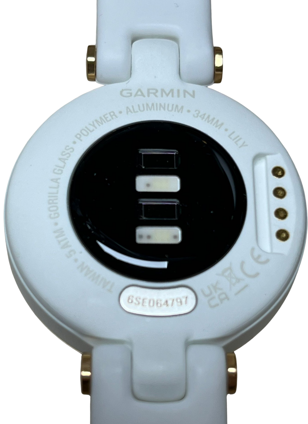 Garmin GM0100238450 Lily Sport Edition Smartwatch WhiteCreamGold