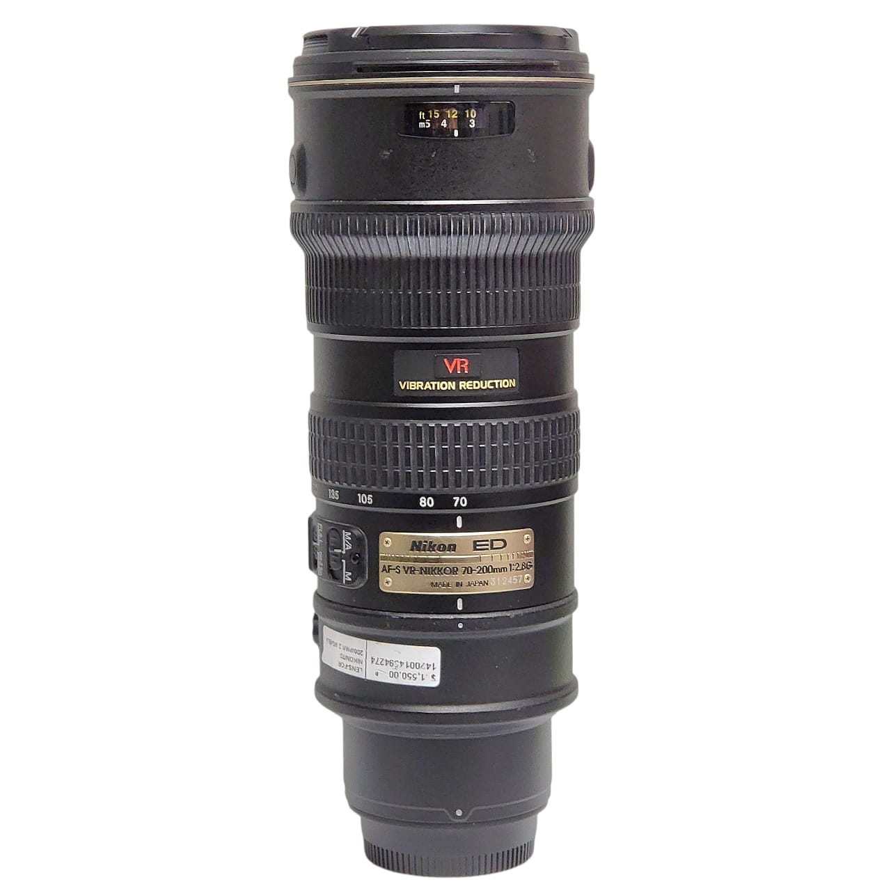 Nikon AF-S VR-NIKKOR 70-200mm f/2.8G ED Vibration Reduction II Zoom Lens Secondary image