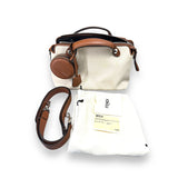 Fendi By The Way Canvas Shoulder Bag Ivory