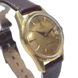 Omega Seamaster Ref: 14701S.C 750YG Tapestry Dial Automatic Watch