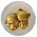 The Singapore Mint Sanrios Little Twin Stars Kiki And Lala Gold Foil Coin