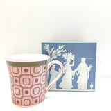 Wedgwood Palladio Bone China Pink and Grey Mug