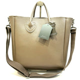 Beam Lights Brown Leather 2 Way Bag