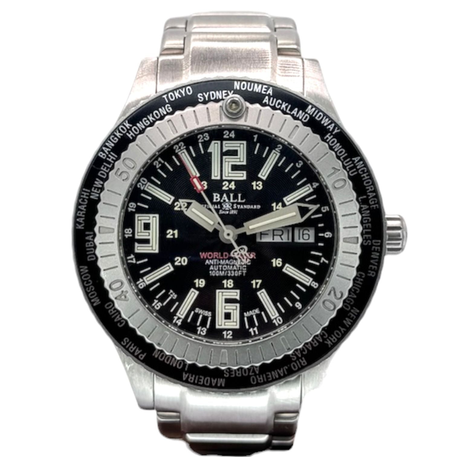 Ball DM1028C Engineer Master II Diver Worldtime Automatic Watch 43mm Main image