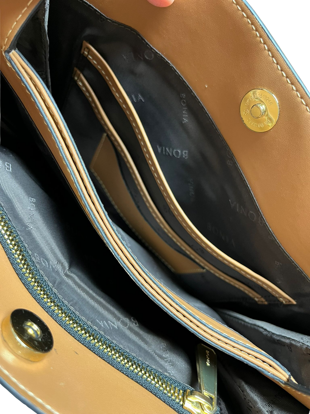 Bonia Monogram Crossbody Bag