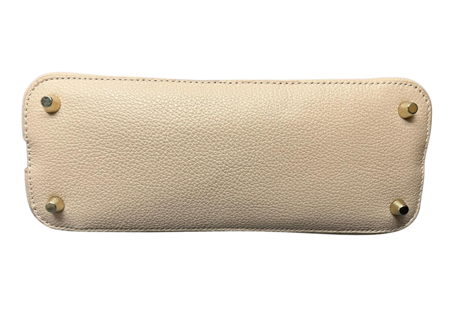 Furla Beige Leather Small My Piper Top Handle Bag