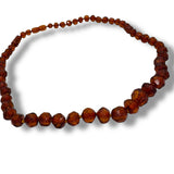 Amber Necklace Rock Beads