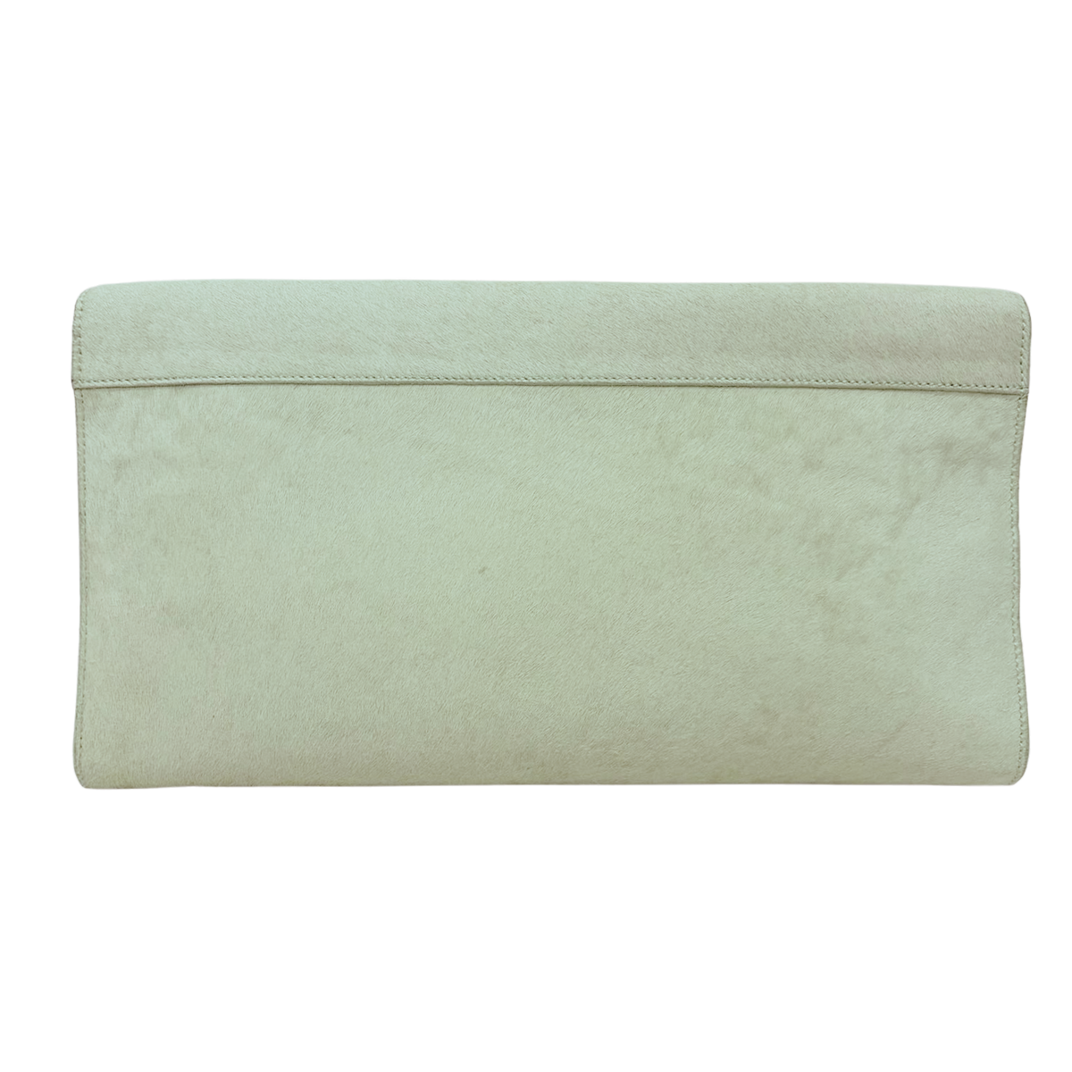Ted Baker Mint Green Pony Hair Fur Envelope Clutch Bag