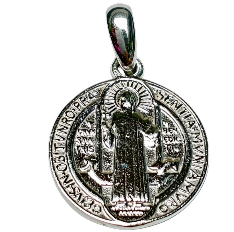 585WG Saint Benedict Medal Pendant 2.3G