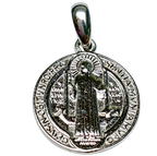 585WG Saint Benedict Medal Pendant 2.3G