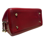 Tocco Toscano TS241011 Red Leather Top Handle Shoulder Bag