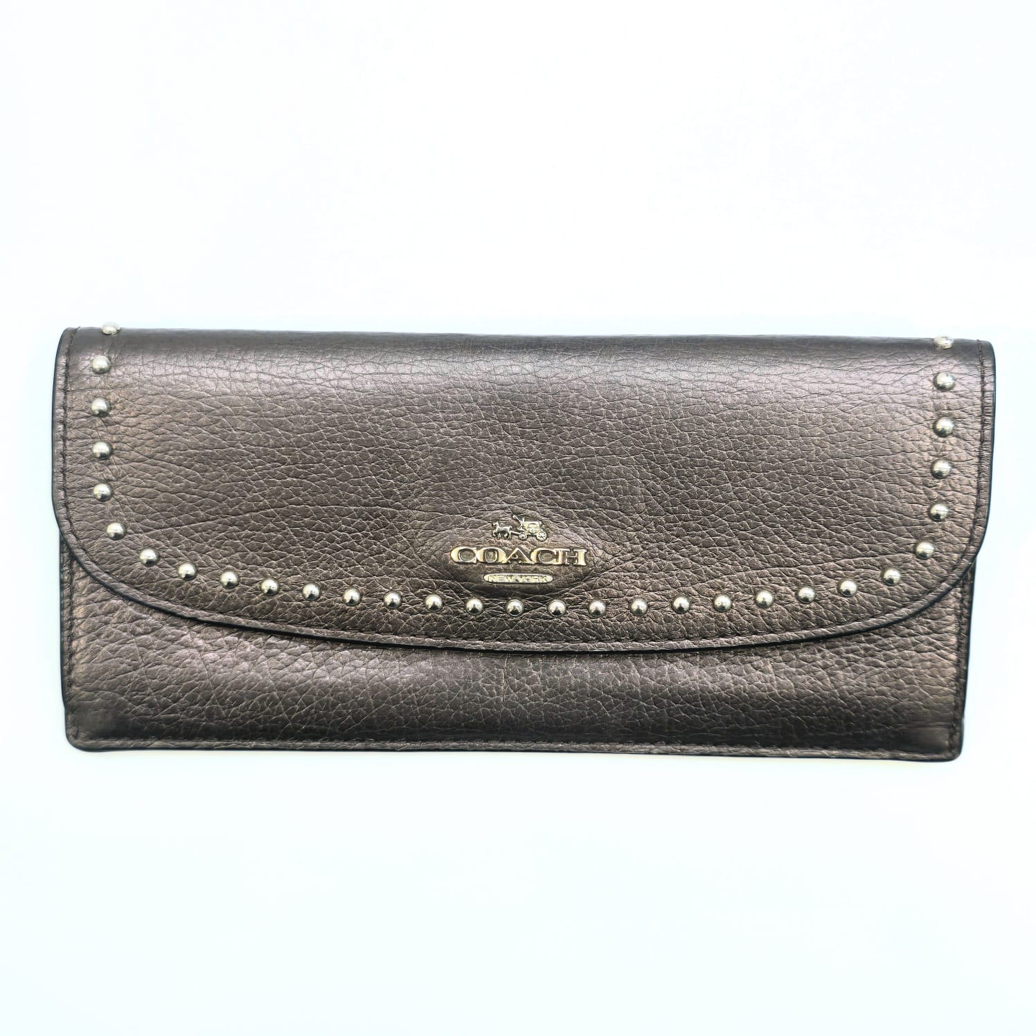 Coach Brown Leather Wallet Main image