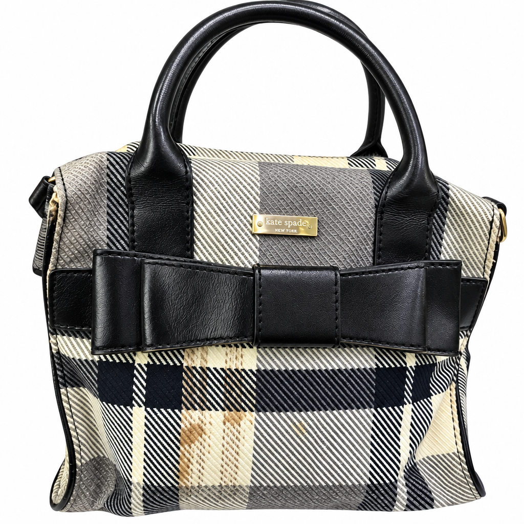 Kate Spade New York  Plaid Check Bow Satchel
