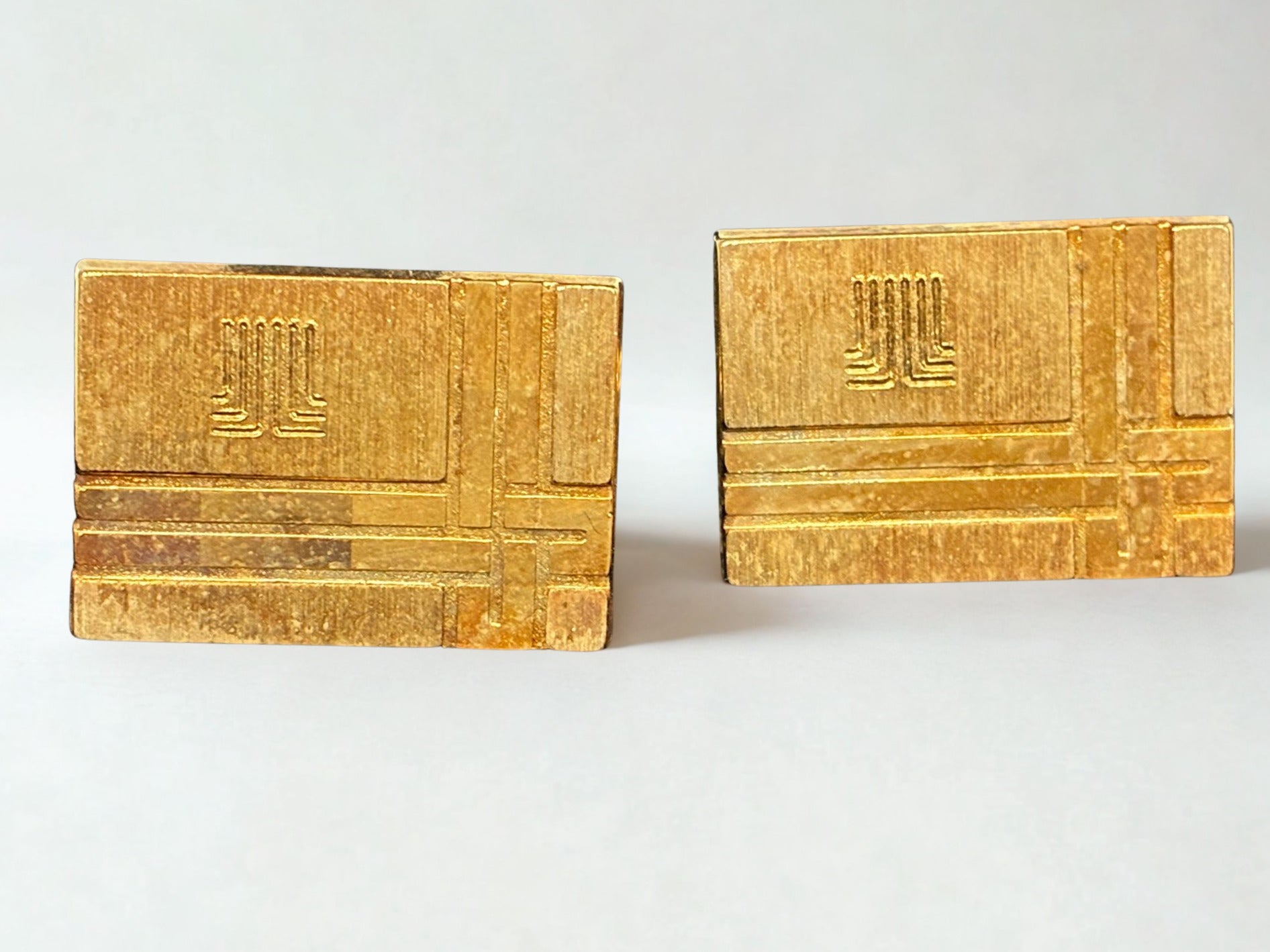 Vintage Lanvin Gold Plated Cufflinks Main image