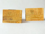 Vintage Lanvin Gold Plated Cufflinks