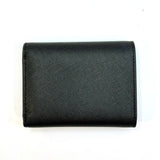 Tory Burch Black Leather Trifold Wallet