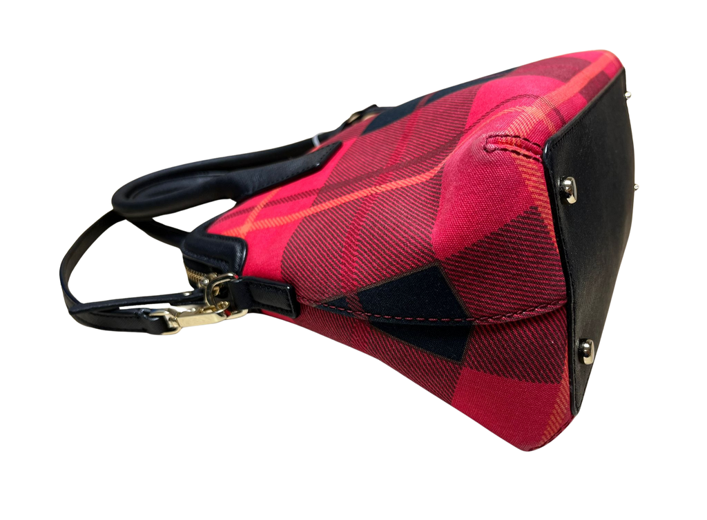 Kate Spade New York Cameron Street Plaid Maise Satchel Bag PXRU5962