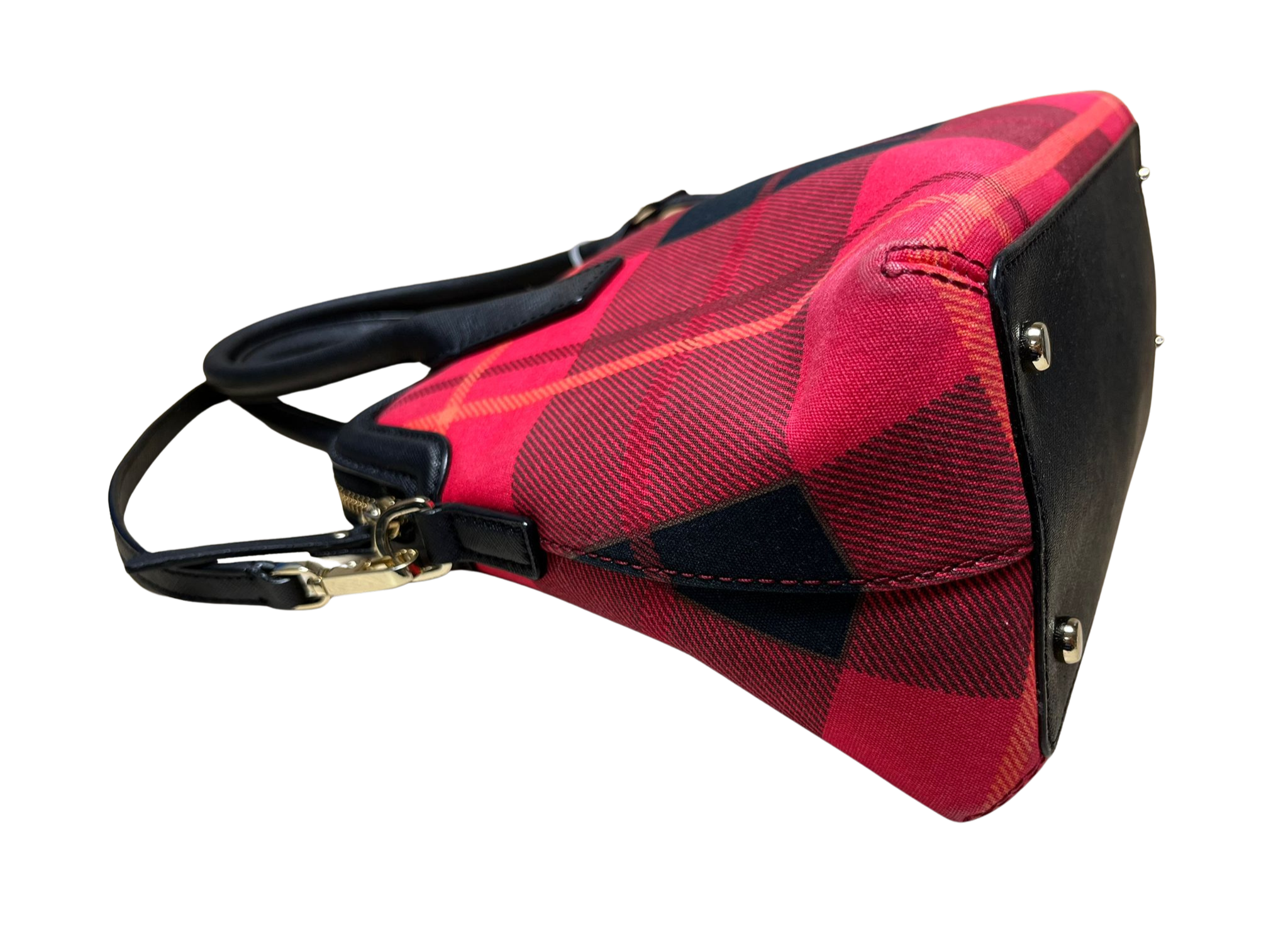 Kate Spade New York Cameron Street Plaid Maise Satchel Bag PXRU5962