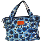 Marc By Marc Jacobs Blue Floral Nylon Tote