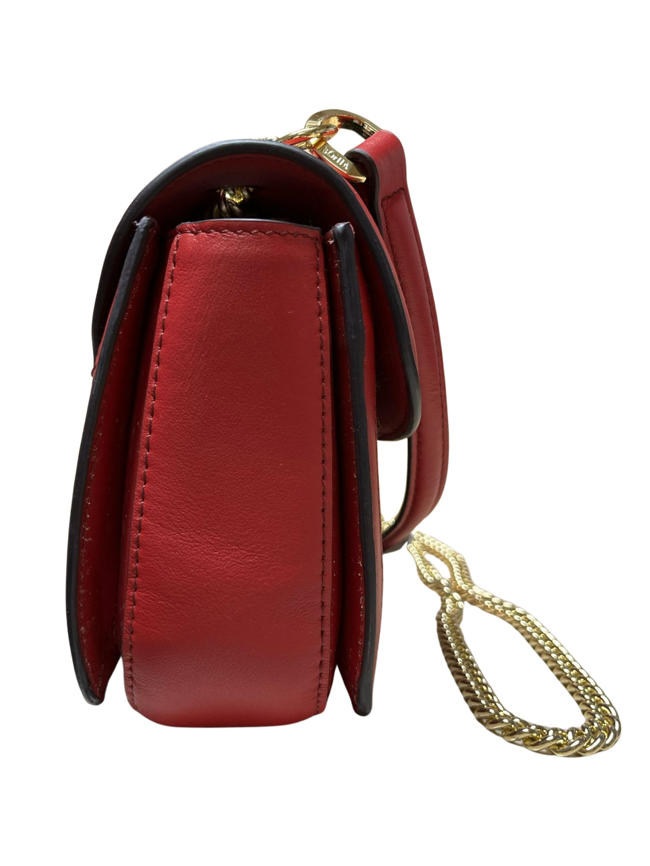 Bonia Canvas Sling Red Bag