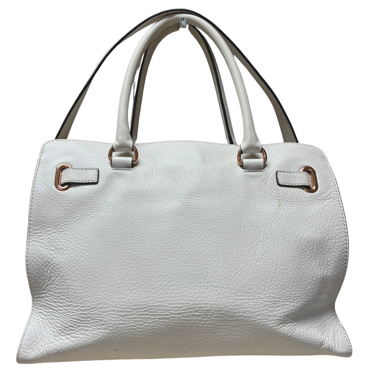 Michael Kors Hamilton East West Large Satchel Ivory