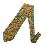 Dunhill Silk Green, Gold & Blue Necktie