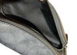 Coach League Belt Bag Black Leather