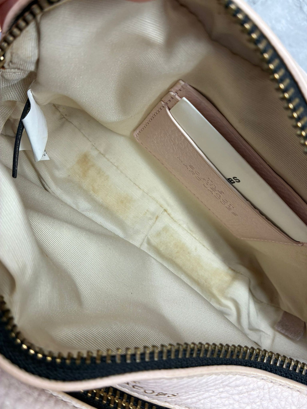 Marc Jacobs The Softshot 21 Leather Handbag Light Pink