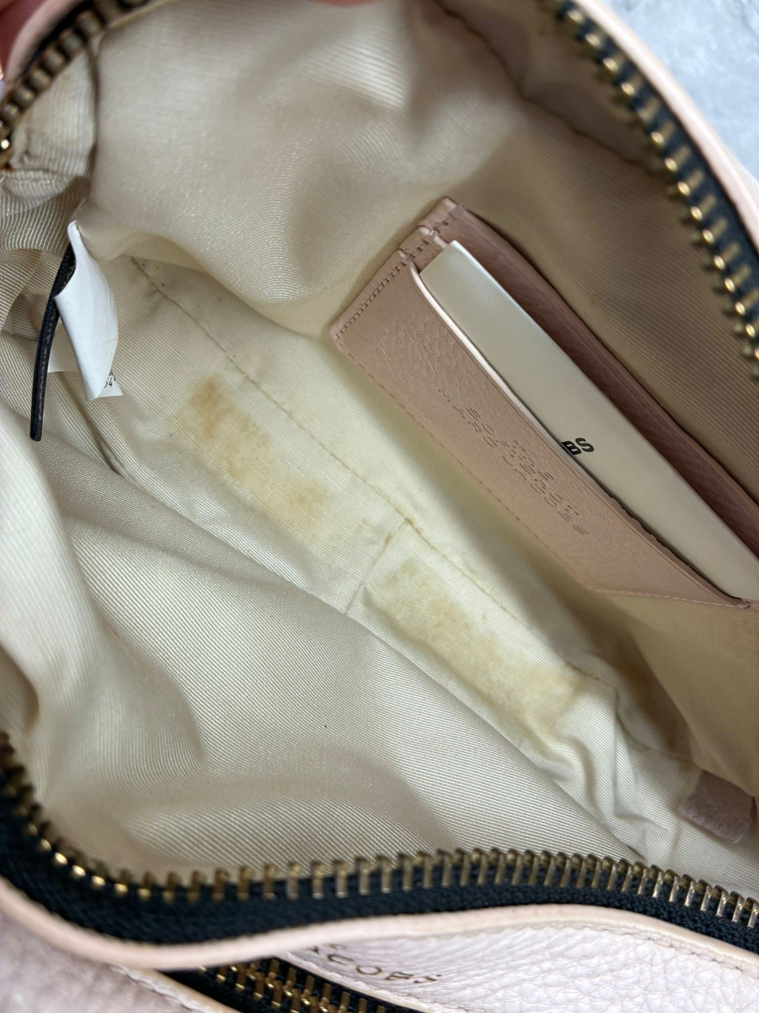 Marc Jacobs The Softshot 21 Leather Handbag Light Pink