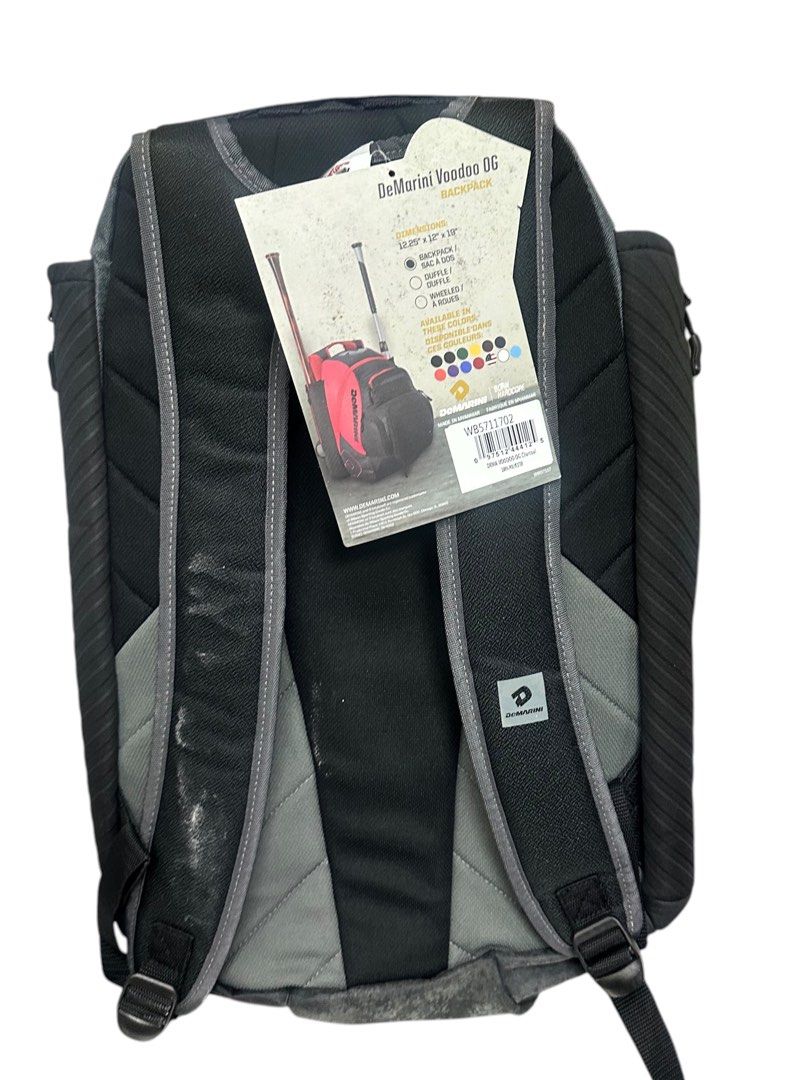 De Marini Voodoo  OG Backpack Baseball Charcoal