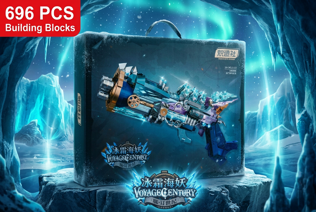 Adult Laser Gun Building Toy 212232 Main image