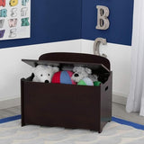 Delta Children MySize Deluxe Toy Box Dark Chocolate