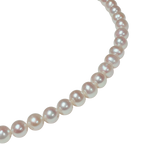 Pearly Lustre 925 Silver Pearl Like Neckalce