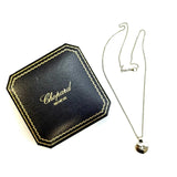 Chopard, 18KWG Happy Diamond Necklace