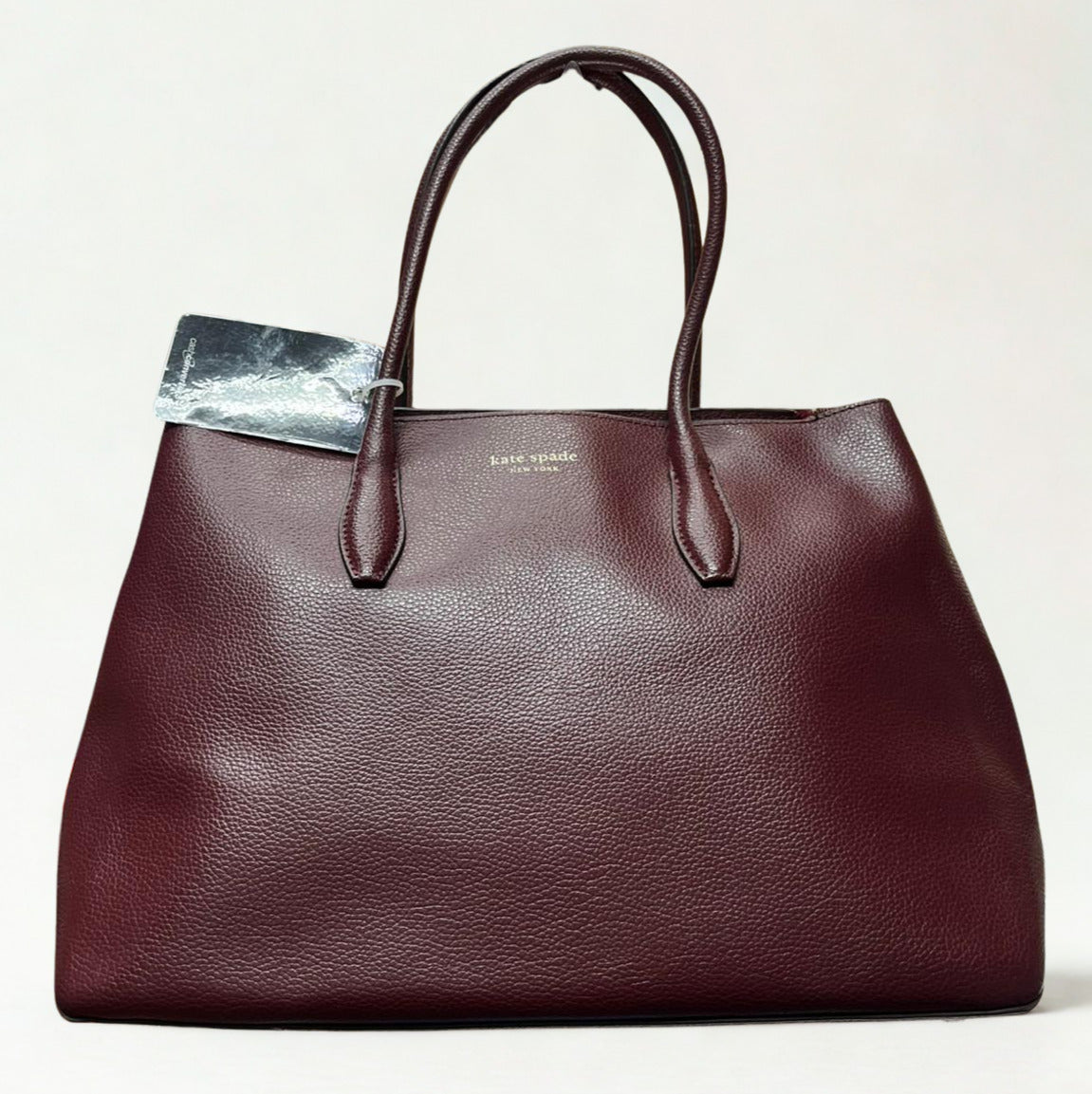 Kate Spade All Day Large Tote Bag Burgundy Wine Main image