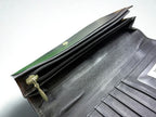 Toscano Black Genuine Leather Long Wallet