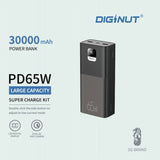 Diginut P-41 30000mAh PD65W Powerbank/ LED Power Display/ Supports PD3.0, PPS, QC3.0