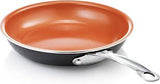 Gotham Steel 9.5” Nonstick Copper Frying Pans with Durable Ceramic Coating, Nonstick Skillet, Egg, Omelet Pan Cookware 100% PFOA Free