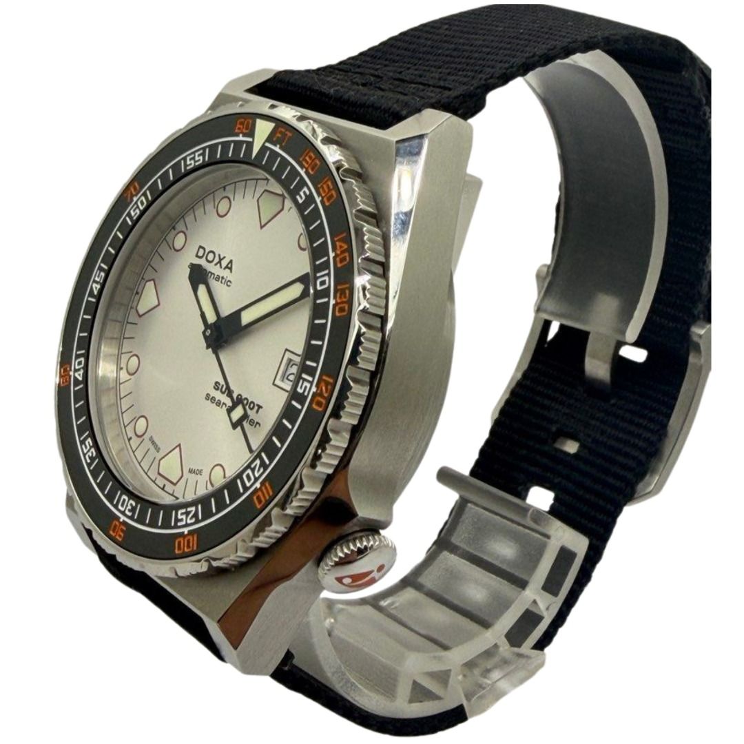 DOXA Sub 600T Searambler 40mm Automatic Silver Dial Watch “June-26”